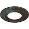 Ekena Millwork Claremont Ceiling Medallion (Canopies up to 5 5/8"), 9"OD x 4 1/2"ID x 1/2"P, Bronze Blue Patina CM09CLBBS - alternate 5